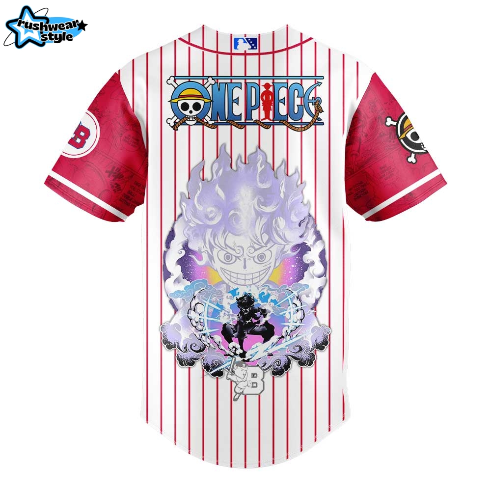 Buffalo Bisons x Gear 5 Luffy Baseball Jersey Buffalo Bisons x Gear 5 Luffy Baseball Jersey
