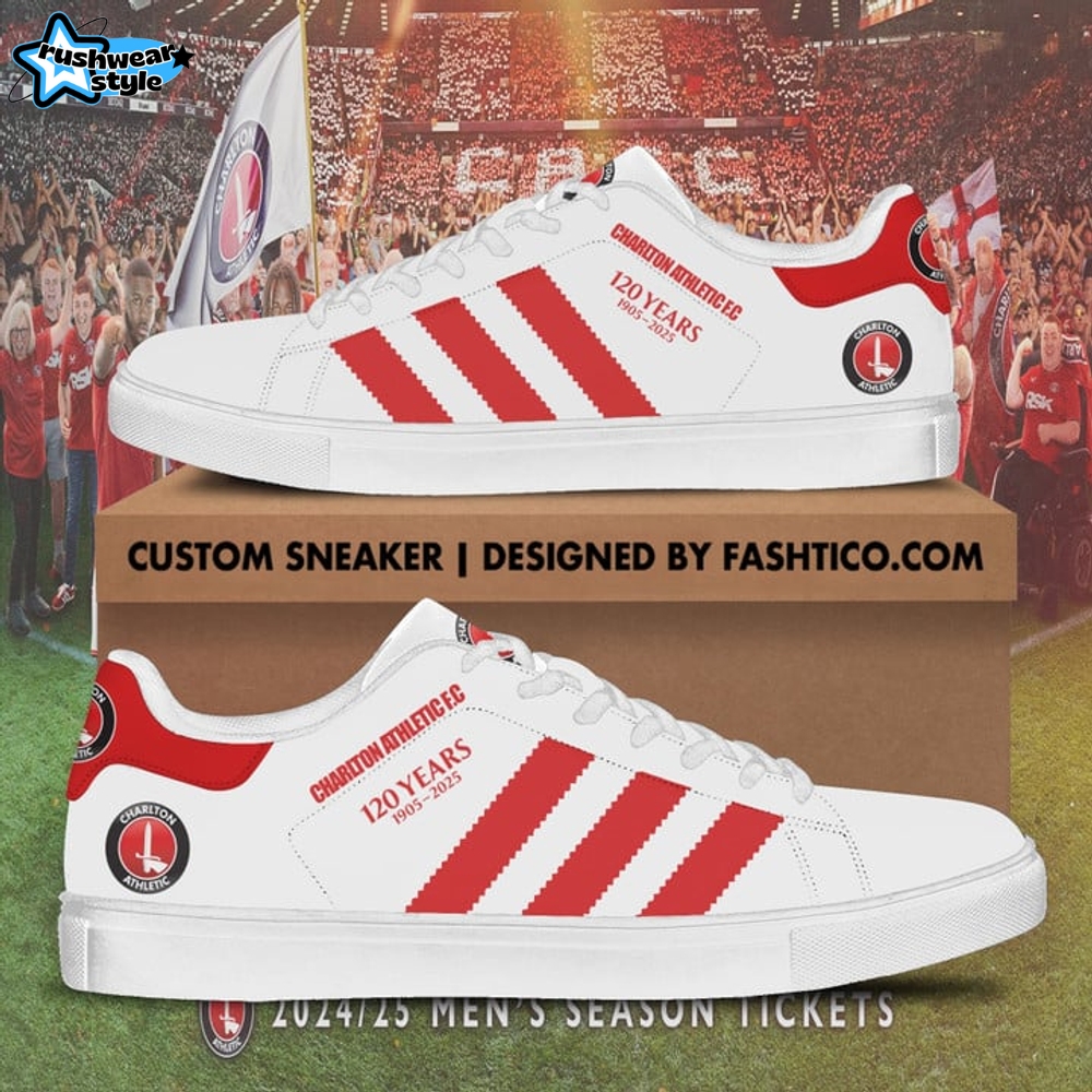 Charlton Athletic FC 120 Years Anniversary Special Stan Smith Shoes Charlton Athletic FC 120 Years Anniversary Special Stan Smith Shoes