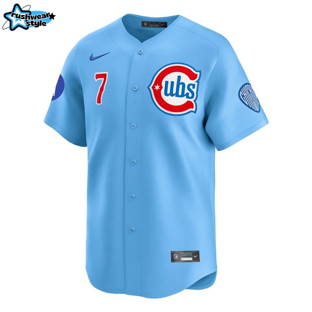 Chicago Cubs Baby Blue 2nd Alternate Limited Edition Baseball Jersey Chicago Cubs Baby Blue 2nd Alternate Limited Edition Baseball Jersey