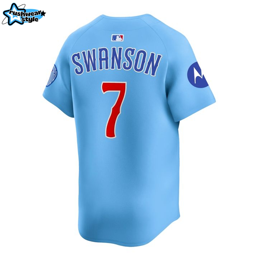 Chicago Cubs Baby Blue 2nd Alternate Limited Edition Baseball Jersey Chicago Cubs Baby Blue 2nd Alternate Limited Edition Baseball Jersey