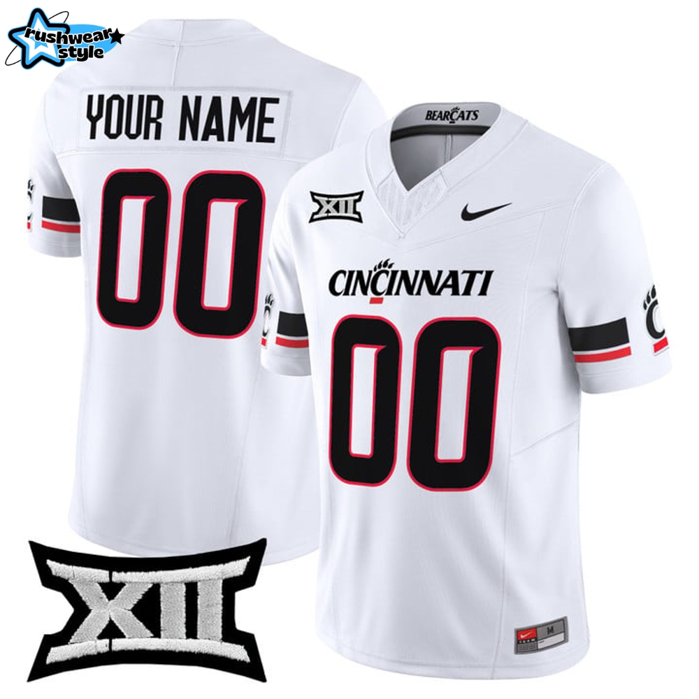 Cincinnati Bearcats Special New 2025 Football Jersey - White Cincinnati Bearcats Special New 2025 Football Jersey - White