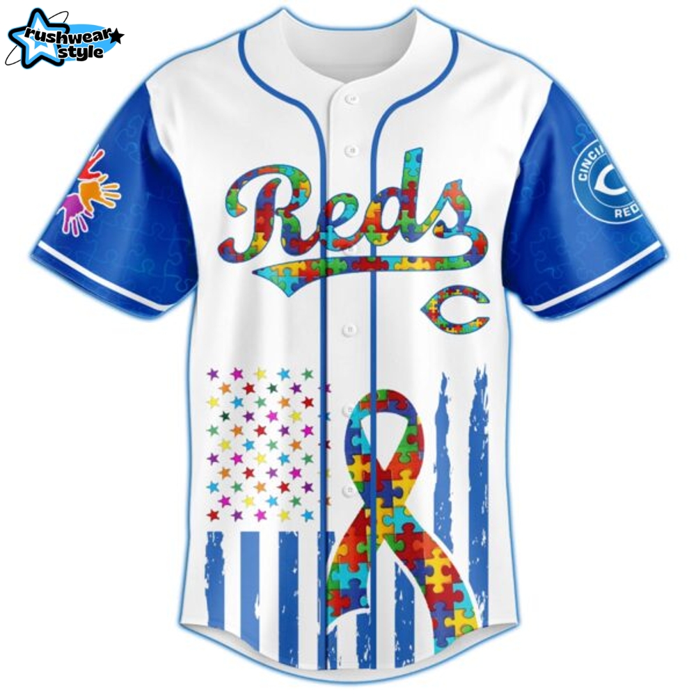 Cincinnati Reds × Special Autism Awareness Month Limited Edition Jersey Cincinnati Reds × Special Autism Awareness Month Limited Edition Jersey