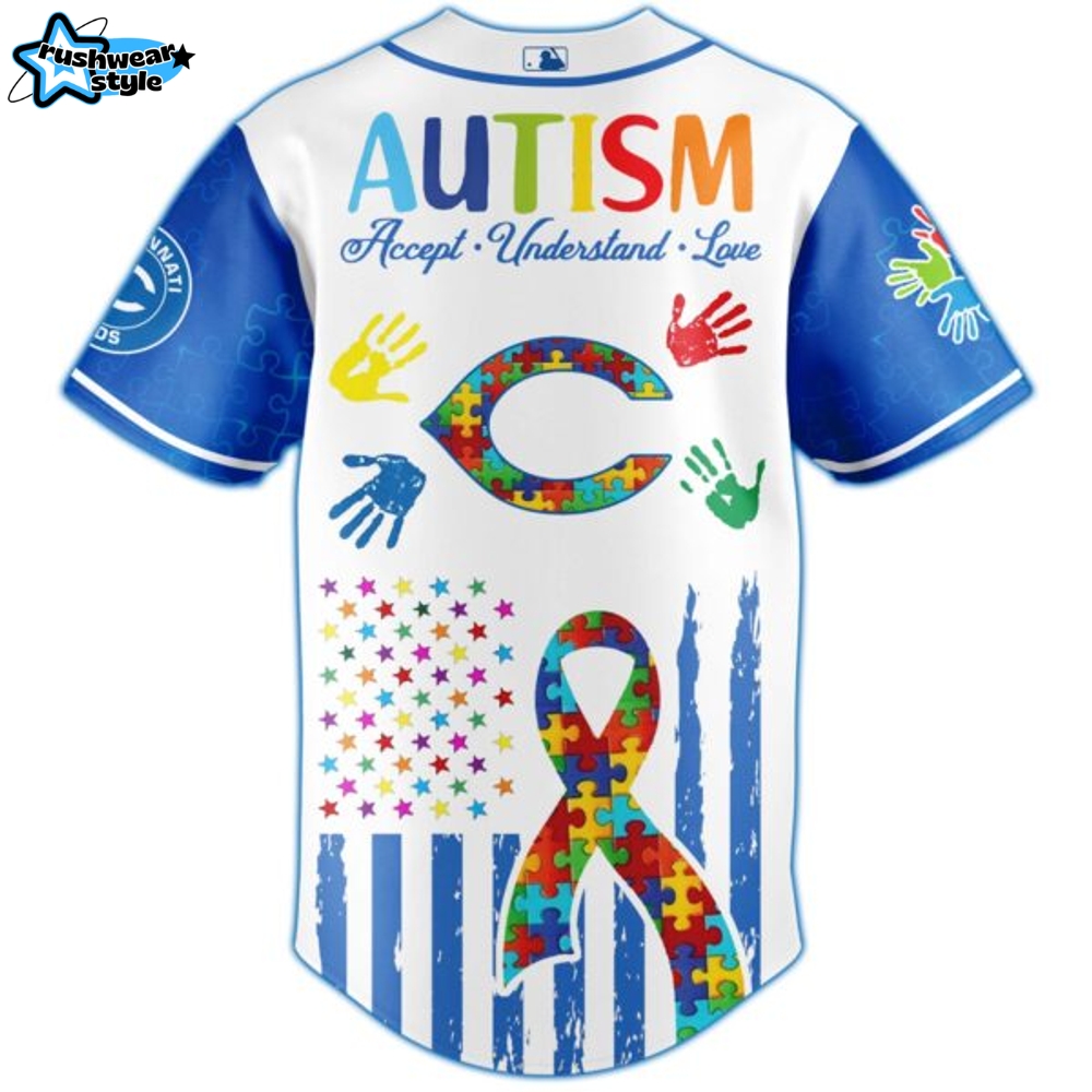 Cincinnati Reds × Special Autism Awareness Month Limited Edition Jersey Cincinnati Reds × Special Autism Awareness Month Limited Edition Jersey