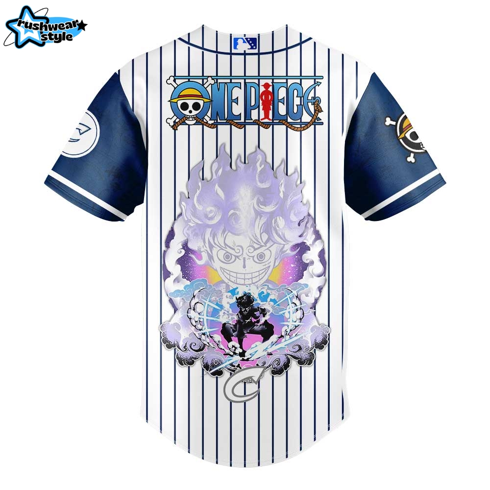 Columbus Clippers x Gear 5 Luffy Baseball Jersey Columbus Clippers x Gear 5 Luffy Baseball Jersey