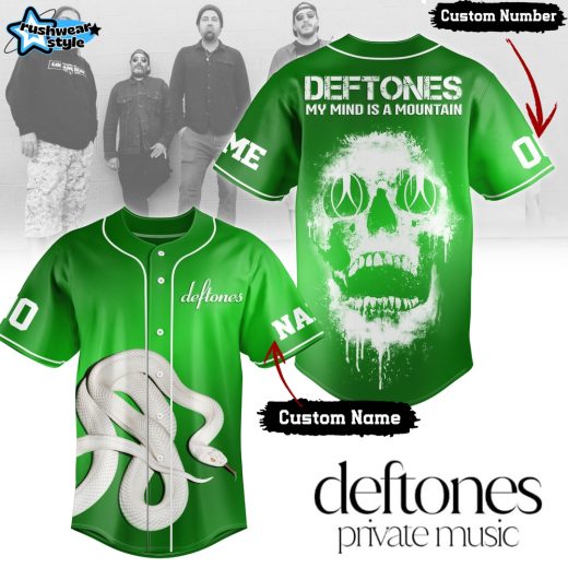 Deftones "My Mind is A Mountain" Custom Baseball Jersey