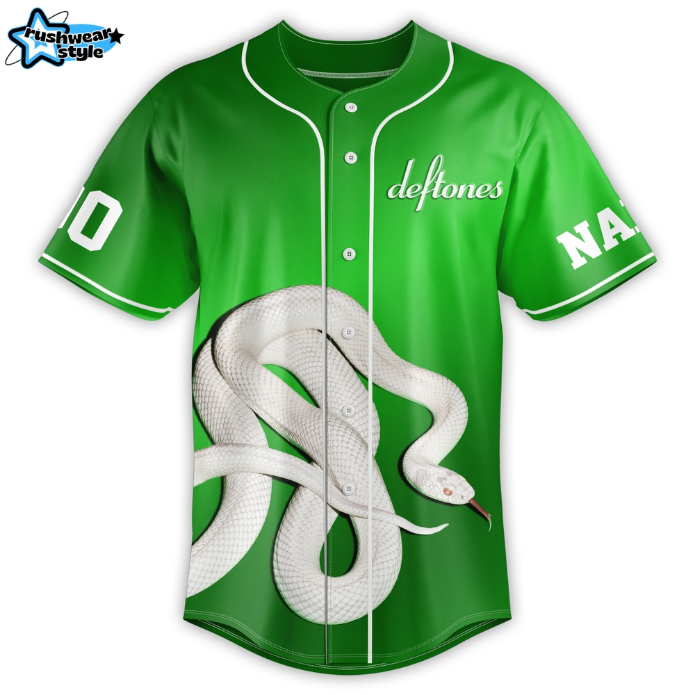 Deftones "My Mind is A Mountain" Custom Baseball Jersey Deftones "My Mind is A Mountain" Custom Baseball Jersey