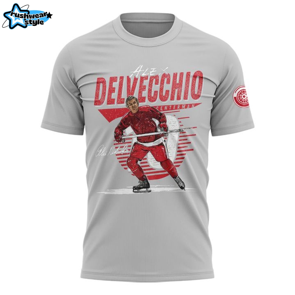 Detroit Red Wings x Alex Delvecchio 1931-2025 Limited Shirt Detroit Red Wings x Alex Delvecchio 1931-2025 Limited Shirt