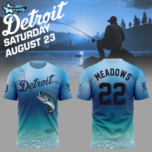 Detroit Tigers Parker Meadows Fishing Limited Edition Shirt 2025