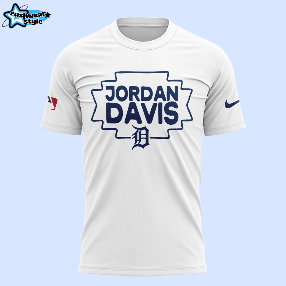 Detroit Tigers X Jordan Davis Music T-shirt Limited Edition Detroit Tigers X Jordan Davis Music T-shirt Limited Edition
