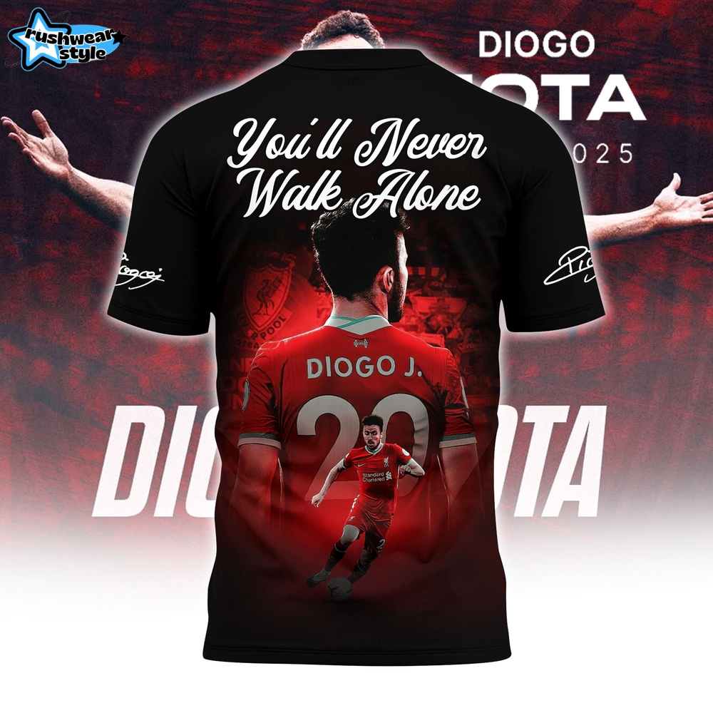 Diogo Jota Liverpool You Will Never Walk Alone Shirt Diogo Jota Liverpool You Will Never Walk Alone Shirt
