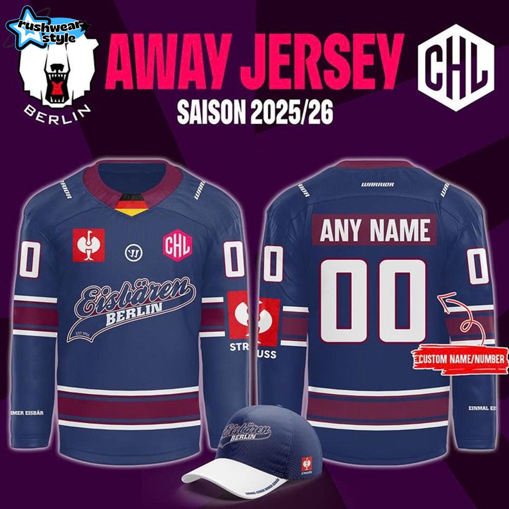 Eisbären Berlin Saison 2025/2026 Home Hockey Jersey Eisbären Berlin Saison 2025/2026 Home Hockey Jersey