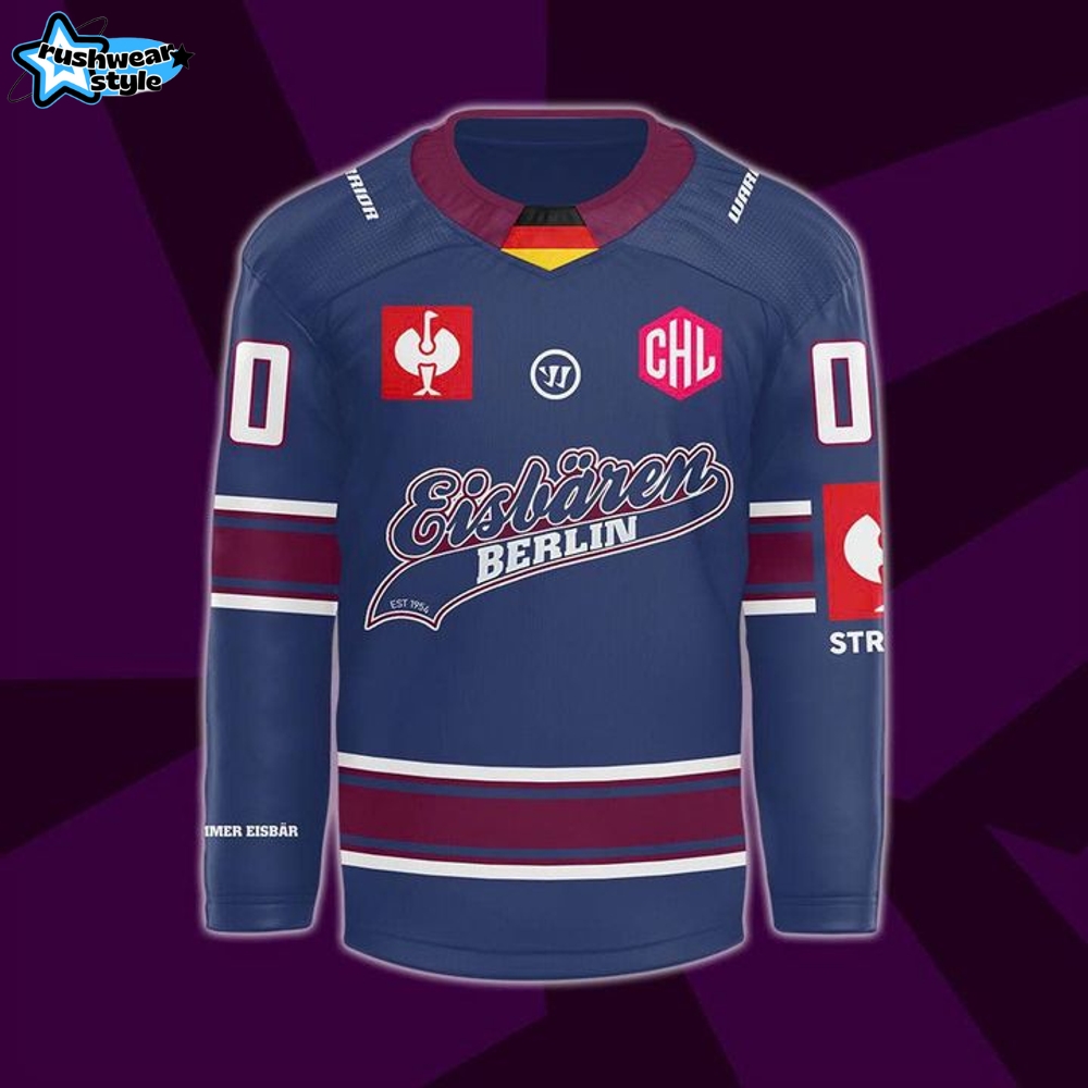 Eisbären Berlin Saison 2025/2026 Home Hockey Jersey Eisbären Berlin Saison 2025/2026 Home Hockey Jersey
