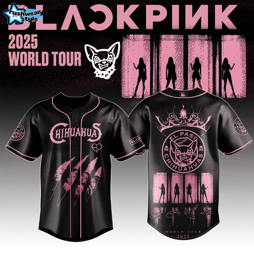 El Paso Chihuahuas x Blackpink Night Jersey Edition Limited 2025 El Paso Chihuahuas x Blackpink Night Jersey Edition Limited 2025