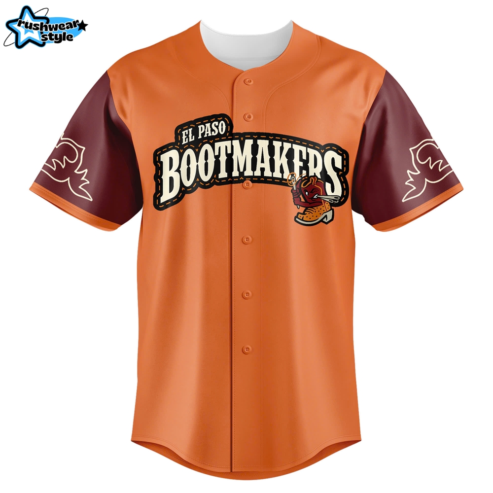 El Paso Chihuahuas x El Paso Bootmakers New 2025 Baseball Jersey El Paso Chihuahuas x El Paso Bootmakers New 2025 Baseball Jersey