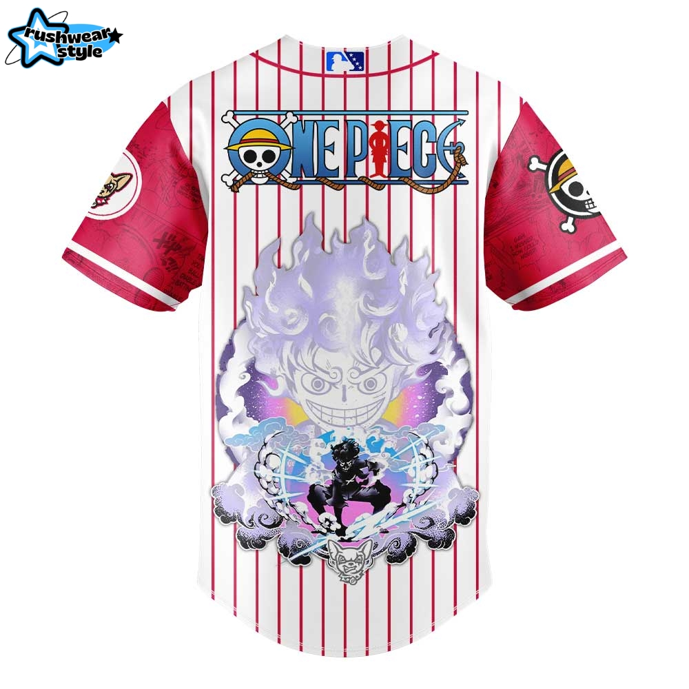 El Paso Chihuahuas x Straw Hat Luffy Gear 5 Baseball Jersey El Paso Chihuahuas x Straw Hat Luffy Gear 5 Baseball Jersey