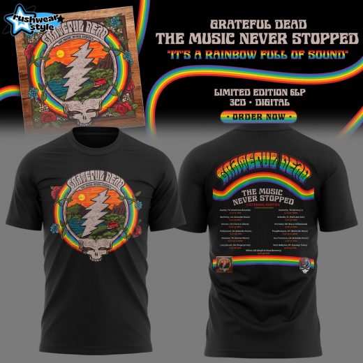 Grateful Dead The Music Never Stopped Special Tee - Black