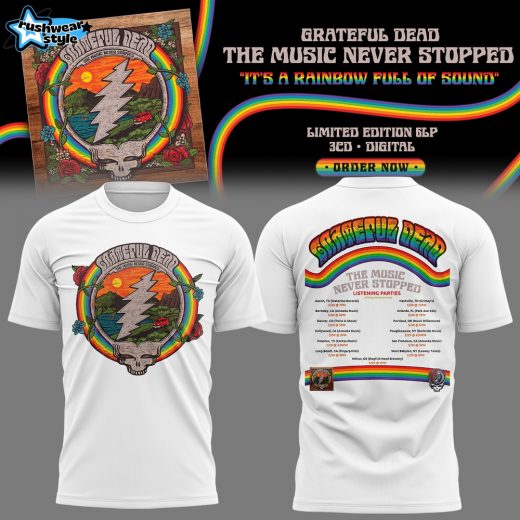 Grateful Dead The Music Never Stopped Special Tee - White