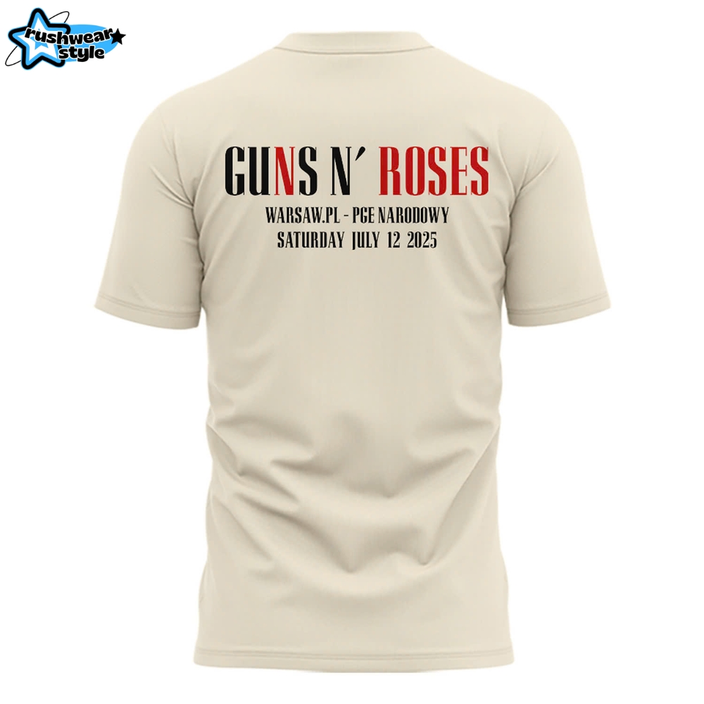 Guns N' Roses World Tour to Warsaw 2025 Limited Edition Shirt Guns N' Roses World Tour to Warsaw 2025 Limited Edition Shirt