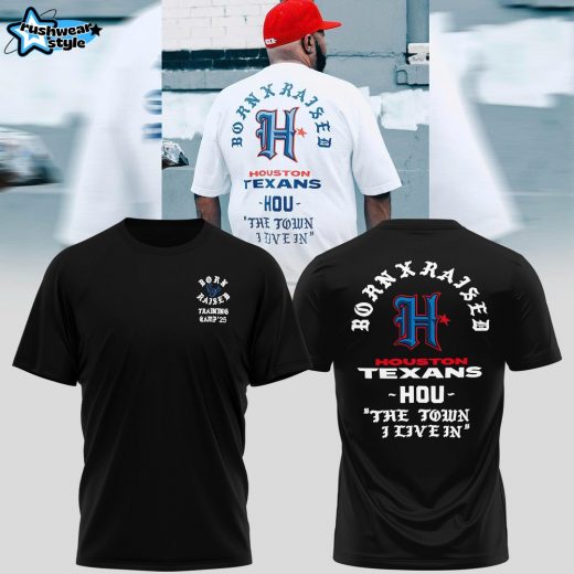 Houston Texans Born x Raised Training Camp 2025 Black Shirt