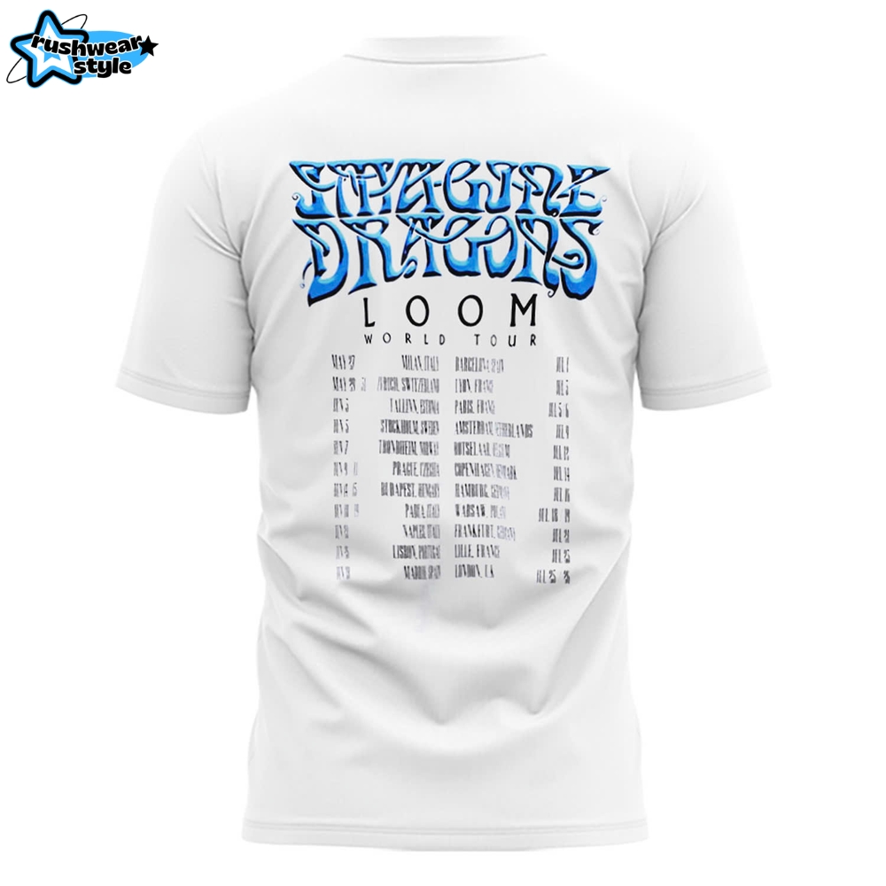 Imagine Dragons x LOOM Tour Special White Tee Imagine Dragons x LOOM Tour Special White Tee