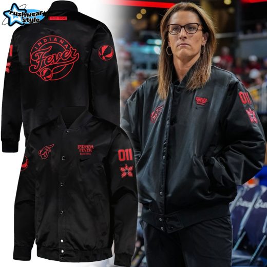 Indiana Fever Head Coach Stephanie White Stranger Things Bomber Jacket