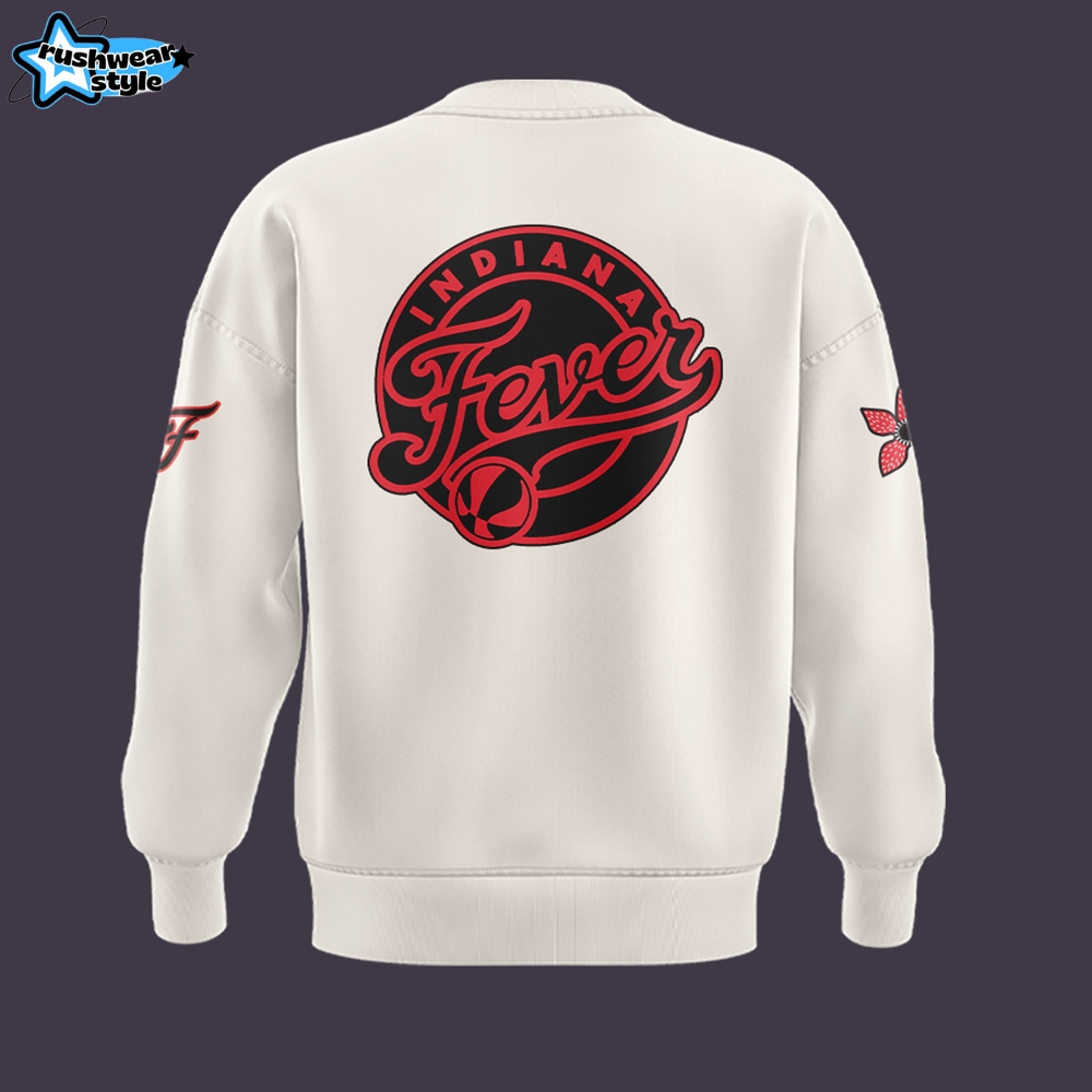 Indiana Fever Stranger Things Rebel Swingman Limited Edition Sweatshirt Indiana Fever Stranger Things Rebel Swingman Limited Edition Sweatshirt