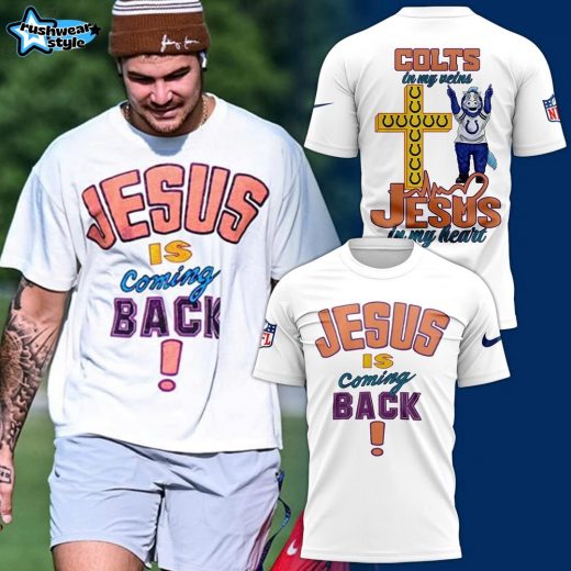 Indianapolis Colts "Jesus Is Coming Back" T-shirt