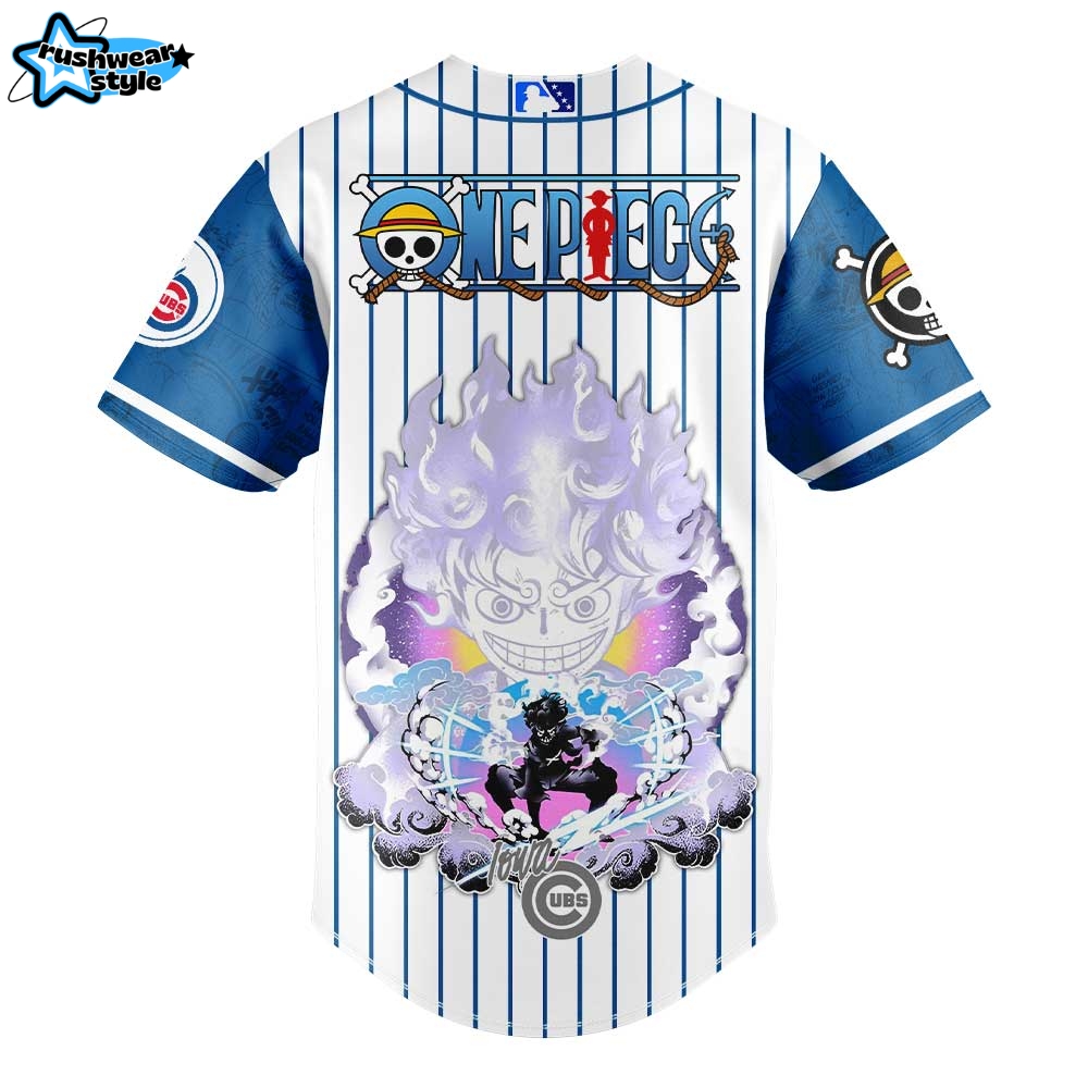 Iowa Cubs x Straw Hat Luffy Gear 5 Baseball Jersey Iowa Cubs x Straw Hat Luffy Gear 5 Baseball Jersey