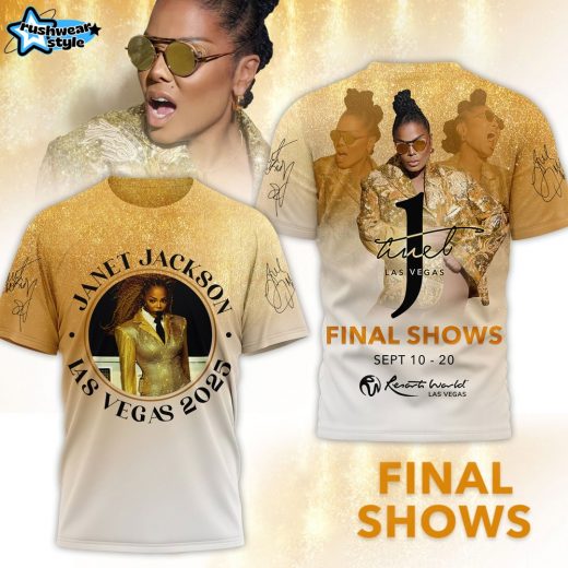 Janet Jackson Las Vegas 2025 Final Show Shirt