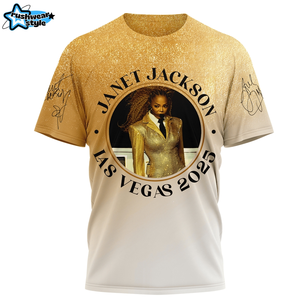 Janet Jackson Las Vegas 2025 Final Show Shirt Janet Jackson Las Vegas 2025 Final Show Shirt