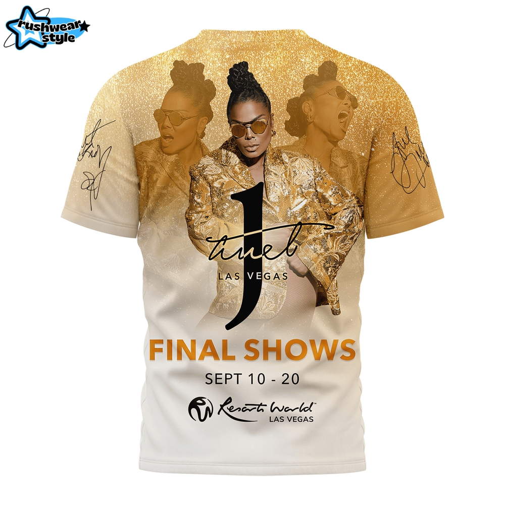 Janet Jackson Las Vegas 2025 Final Show Shirt Janet Jackson Las Vegas 2025 Final Show Shirt