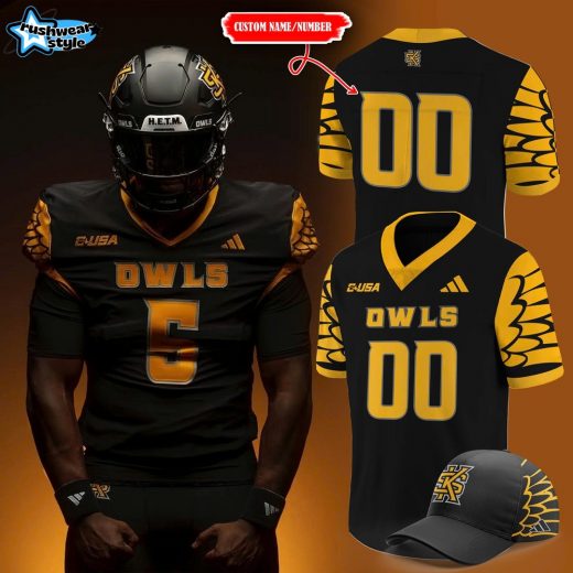 Kennesaw State Owls Black Uniform Football Jersey
