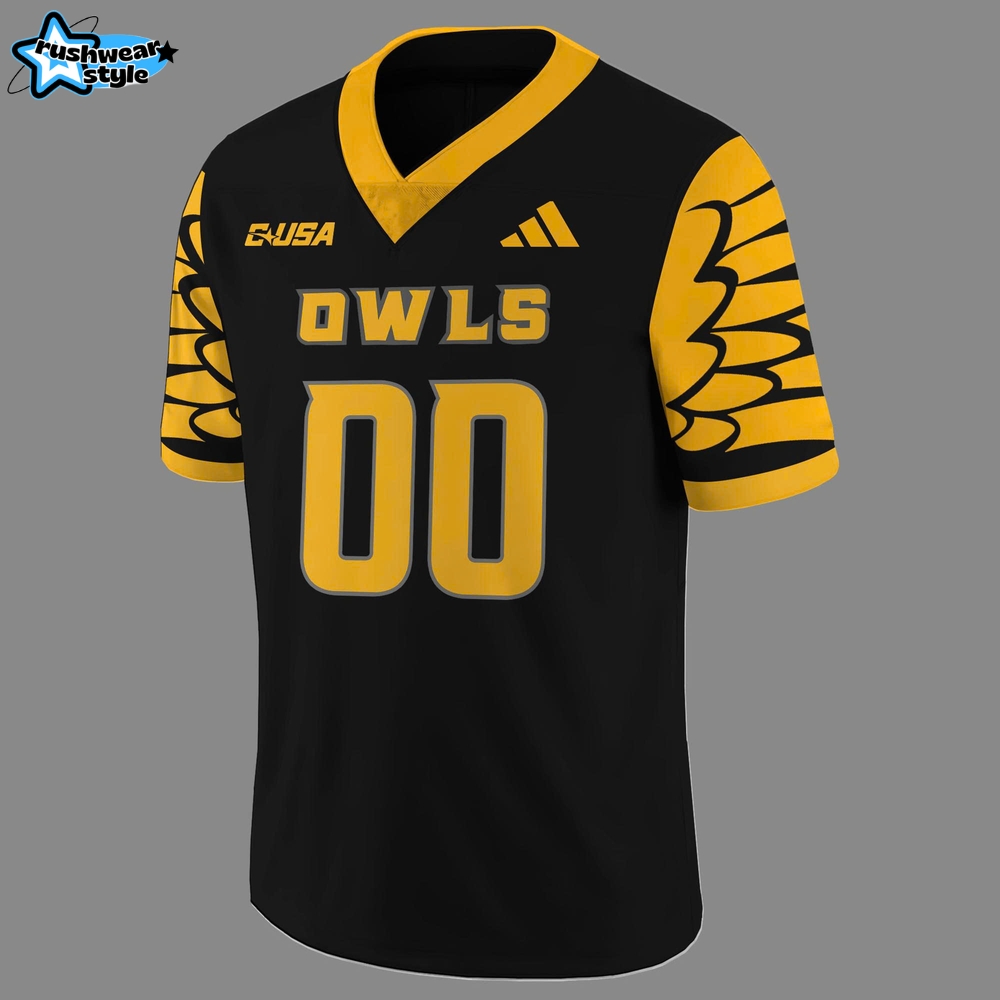 Kennesaw State Owls Black Uniform Football Jersey Kennesaw State Owls Black Uniform Football Jersey