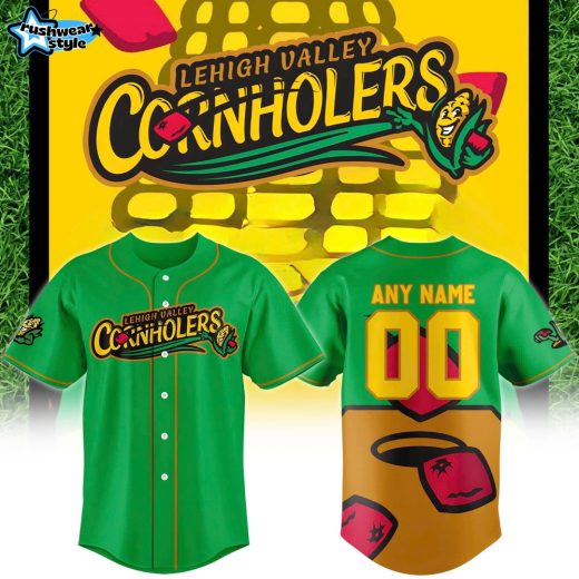 Lehigh Valley IronPigs Cornholers Custom Baseball Jersey