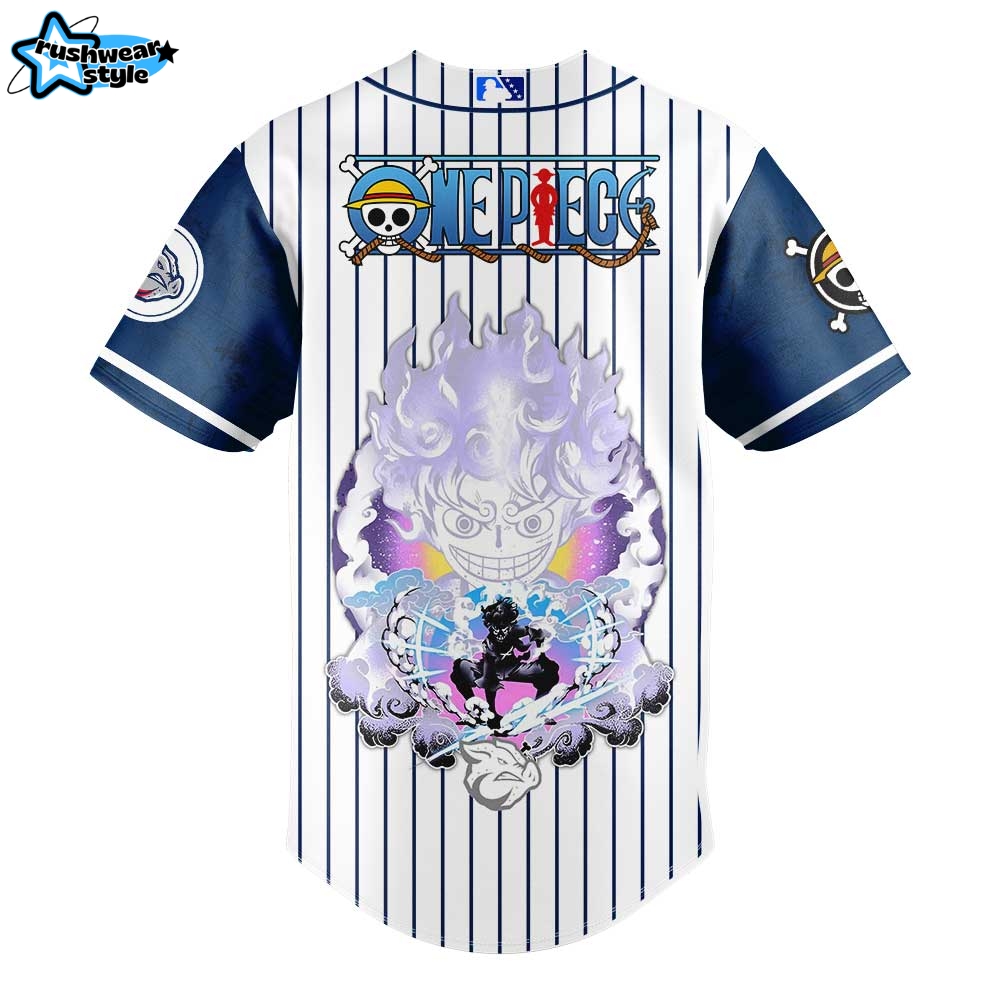 Lehigh Valley IronPigs x Gear 5 Luffy Baseball Jersey Lehigh Valley IronPigs x Gear 5 Luffy Baseball Jersey