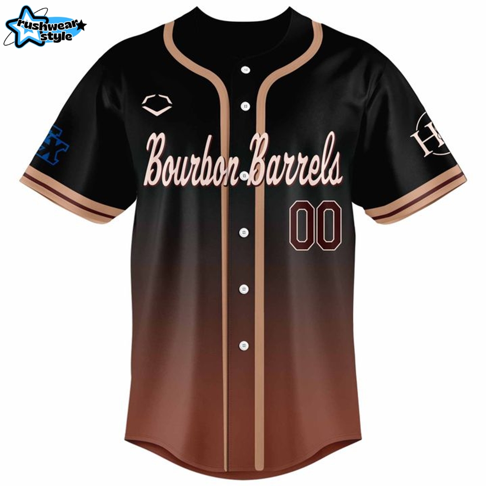 Lexington Legends x Kentucky Bourbon Barrels Alter Ego 2025 Baseball Jersey Lexington Legends x Kentucky Bourbon Barrels Alter Ego 2025 Baseball Jersey