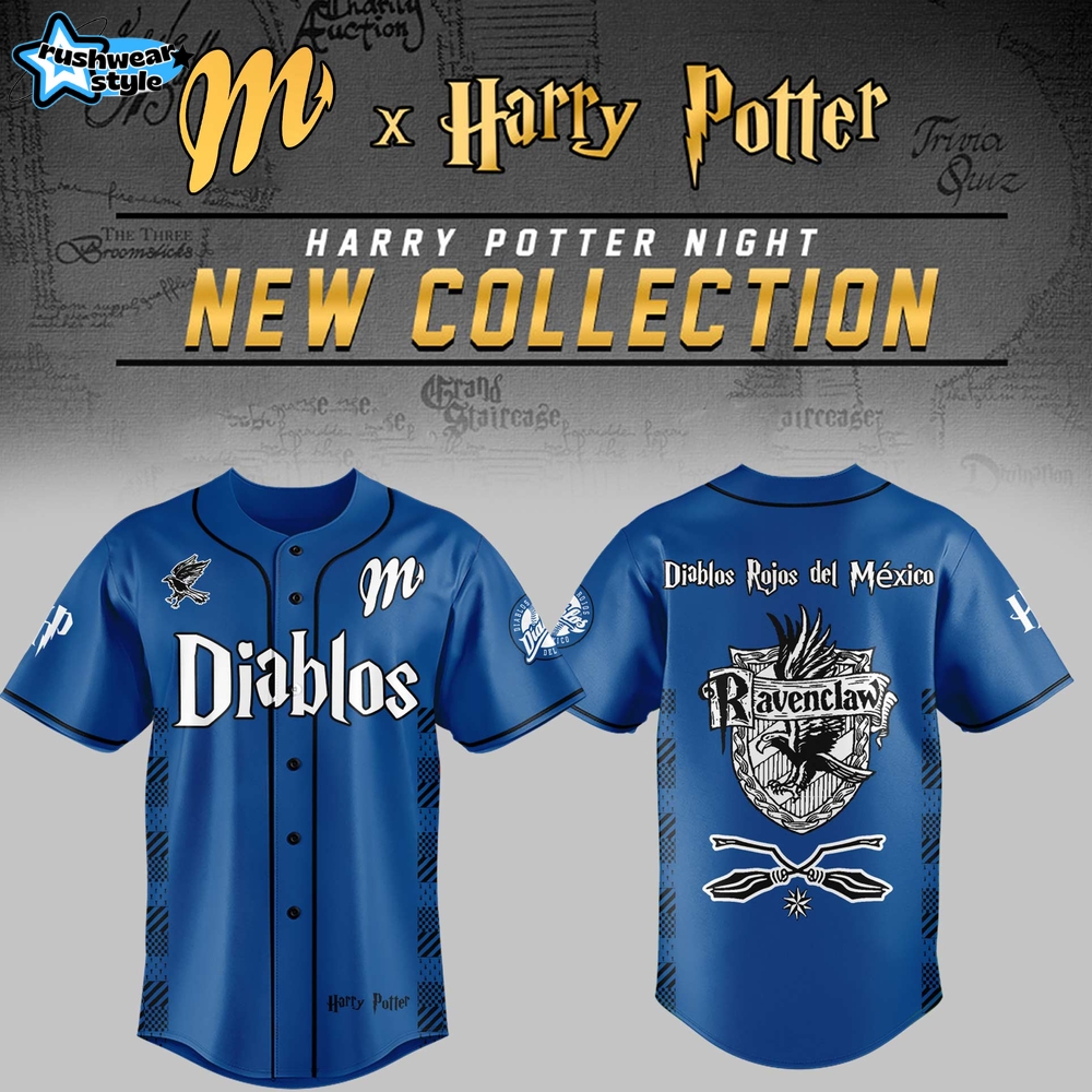 Limited Edition Diablos Rojos del México x Harry Potter Night Ravenclaw House Jersey Limited Edition Diablos Rojos del México x Harry Potter Night Ravenclaw House Jersey