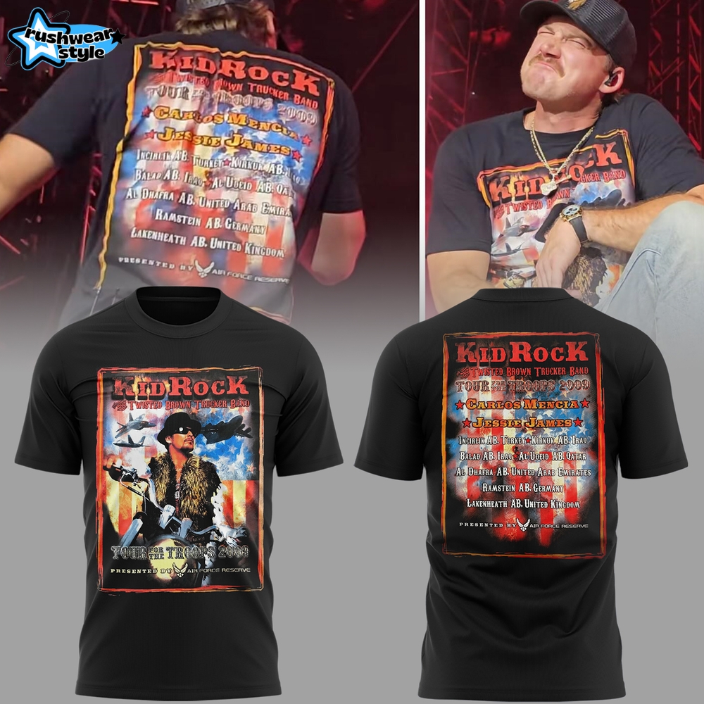 Limited Edition Morgan Wallen Live in Houston KID ROCK TShirt Limited Edition Morgan Wallen Live in Houston KID ROCK TShirt