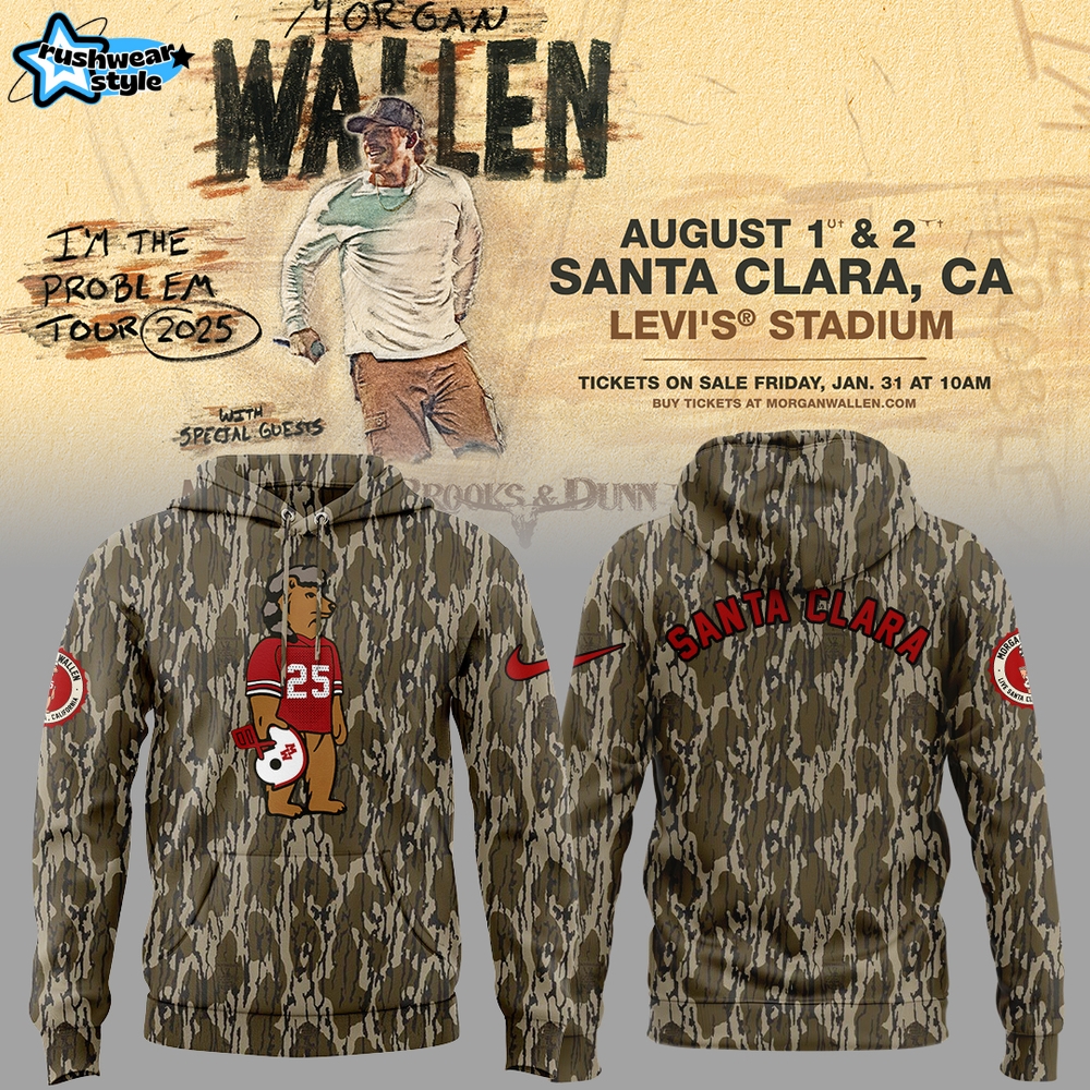 Limited Edition Morgan Wallen Live in Santa Clara Hoodie Limited Edition Morgan Wallen Live in Santa Clara Hoodie