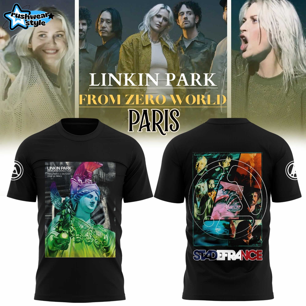 Linkin Park "From Zero" World Tour in Paris Special T-Shirt Linkin Park "From Zero" World Tour in Paris Special T-Shirt