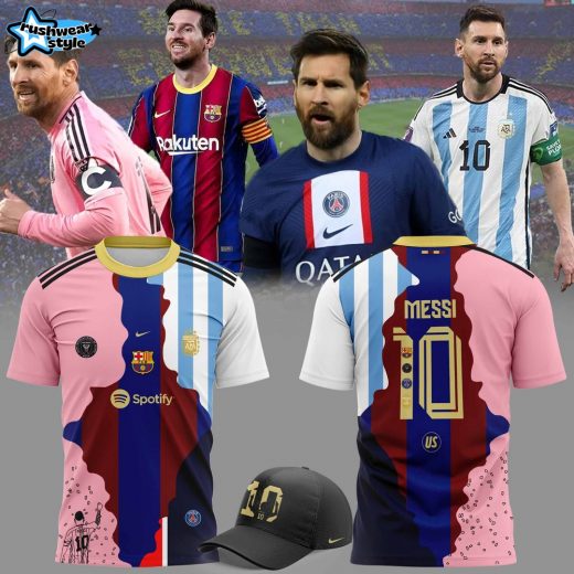 Lionel Messi All Team in Career Special Edition Soccer Jersey