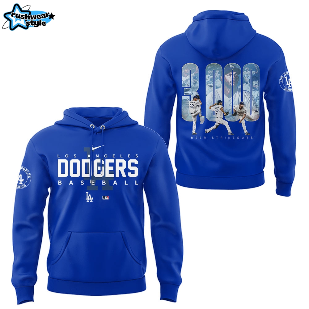 Los Angeles Dodgers Clayton 3000 Strikeouts Special Hoodie Los Angeles Dodgers Clayton 3000 Strikeouts Special Hoodie