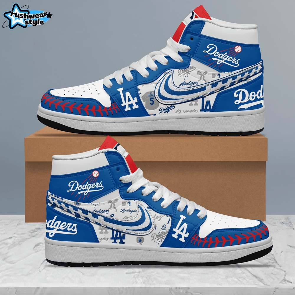 Los Angeles Dodgers MLB Air Jordan 1 Sneaker Los Angeles Dodgers MLB Air Jordan 1 Sneaker