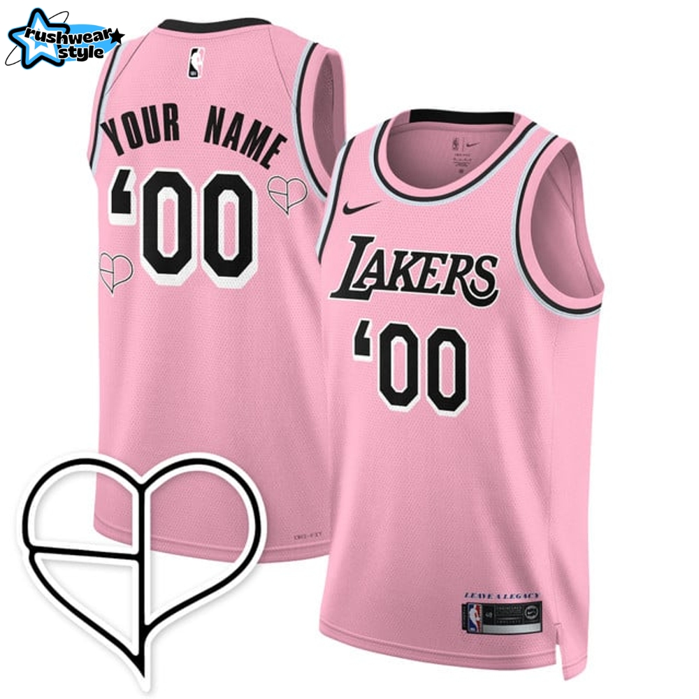 Los Angeles Lakers x Blackpink World Tour 2025 Special Basketball Jersey - Pink Los Angeles Lakers x Blackpink World Tour 2025 Special Basketball Jersey - Pink