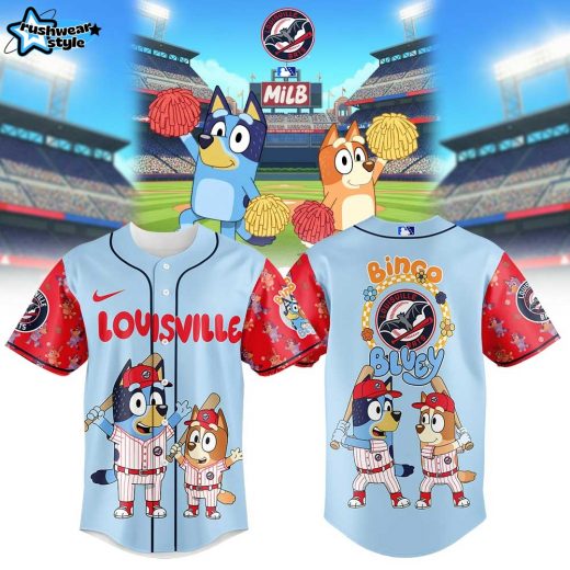 Louisville Bats x Bluey and Bingo 2025 Baseball Jersey