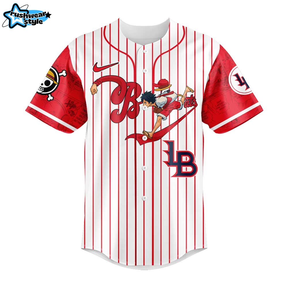 Louisville Bats x Straw Hat Luffy Gear 5 Baseball Jersey Louisville Bats x Straw Hat Luffy Gear 5 Baseball Jersey