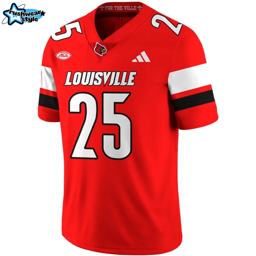 Louisville Cardinals New 2025 Custom Name Red Football Jersey Louisville Cardinals New 2025 Custom Name Red Football Jersey