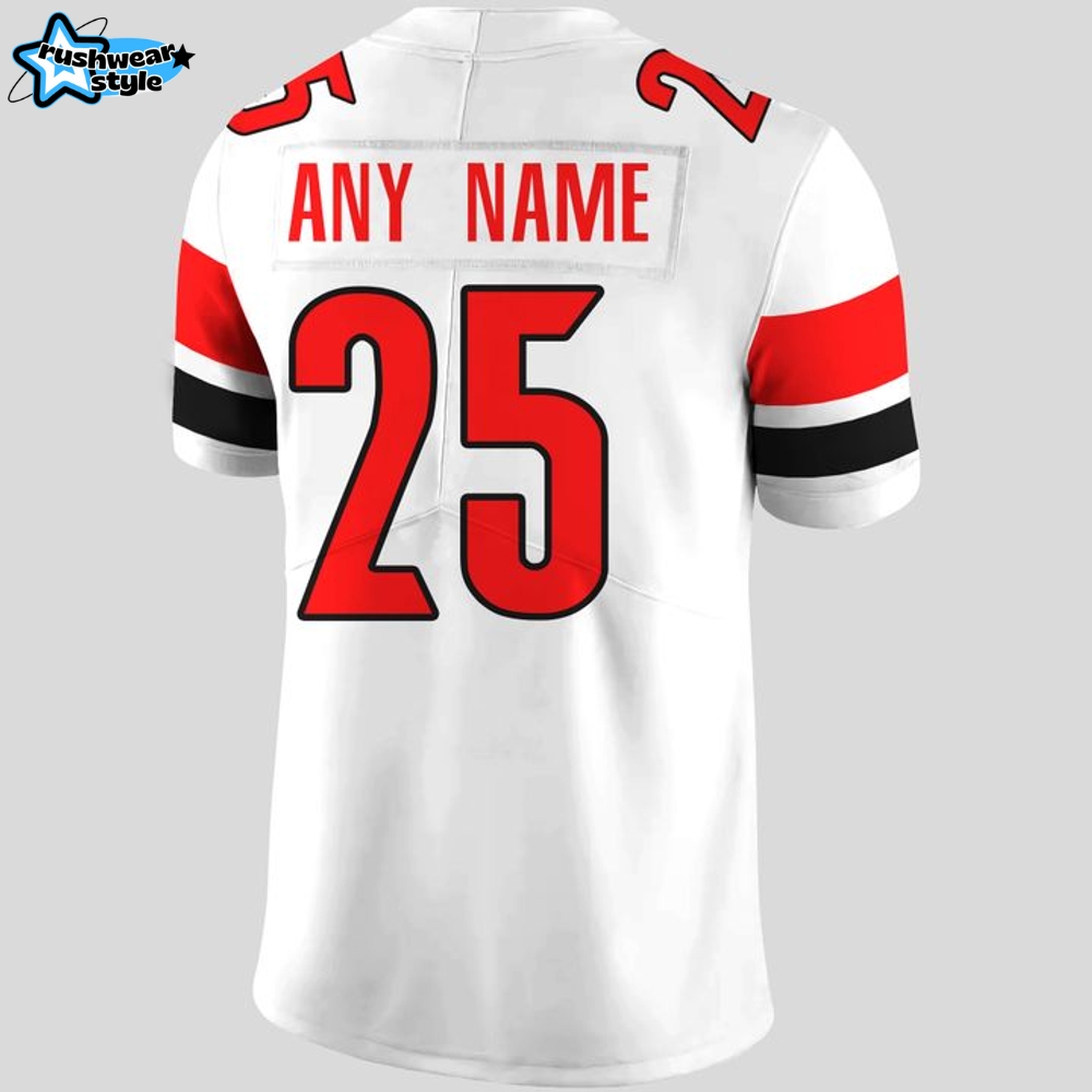 Louisville Cardinals New 2025 Custom Name White Football Jersey Louisville Cardinals New 2025 Custom Name White Football Jersey