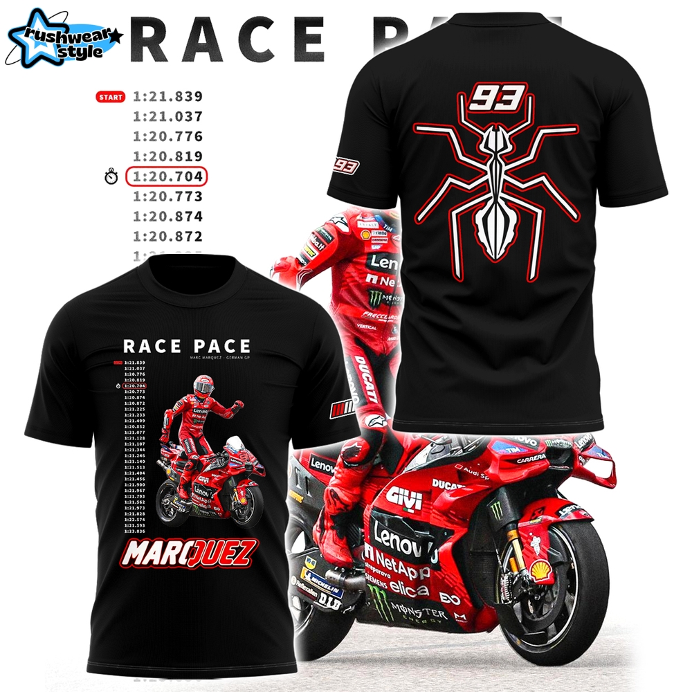 Marc Márquez MotoGP Race Pace 2025 Special Shirt Marc Márquez MotoGP Race Pace 2025 Special Shirt