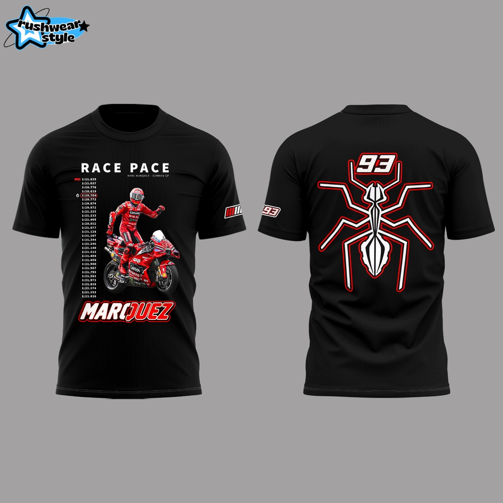 Marc Márquez MotoGP Race Pace 2025 Special Shirt Marc Márquez MotoGP Race Pace 2025 Special Shirt